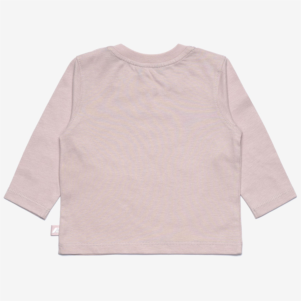 T-Shirts & Top_KID UNISEX_E. ELMETTE LETTERING JERSEY PEACH_T-Shirt_Rose Hushed - Commercial 2