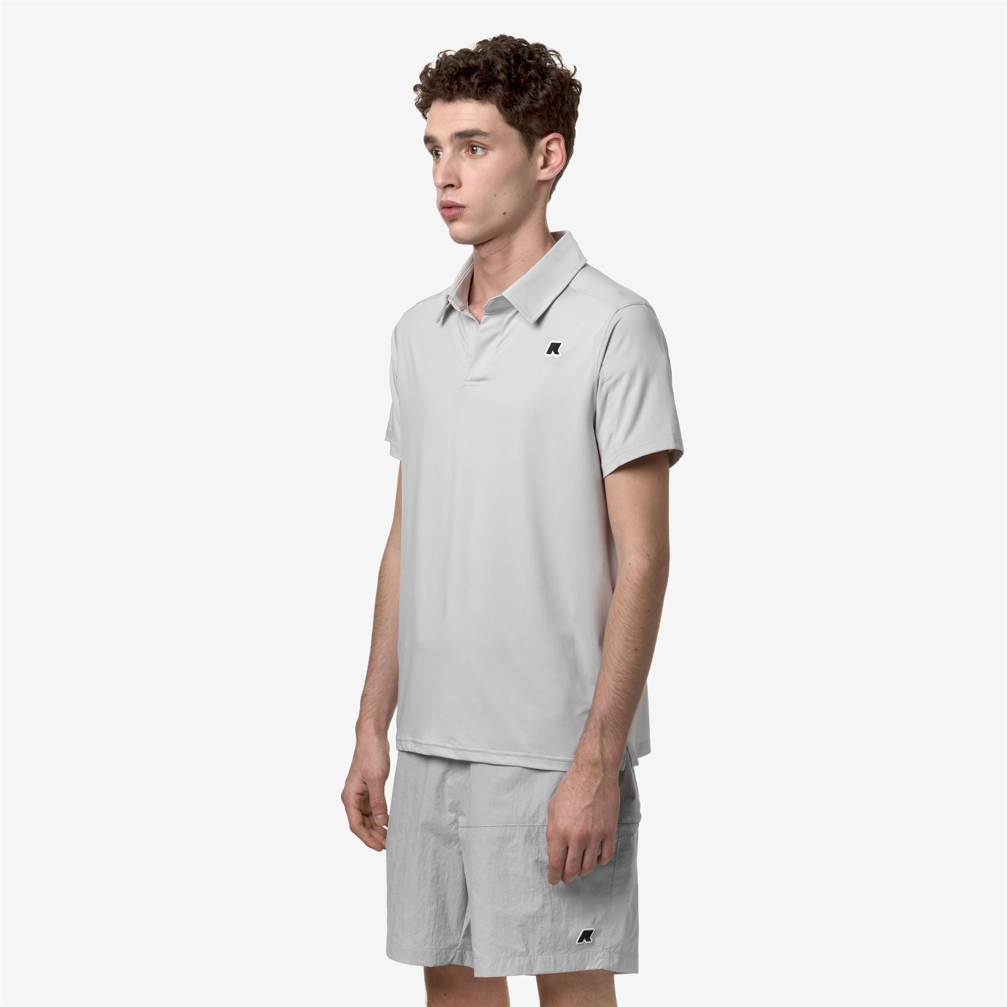 T-Shirts & Top_Man_SLIEVOT_Polo_Grey Ash - Commercial 5