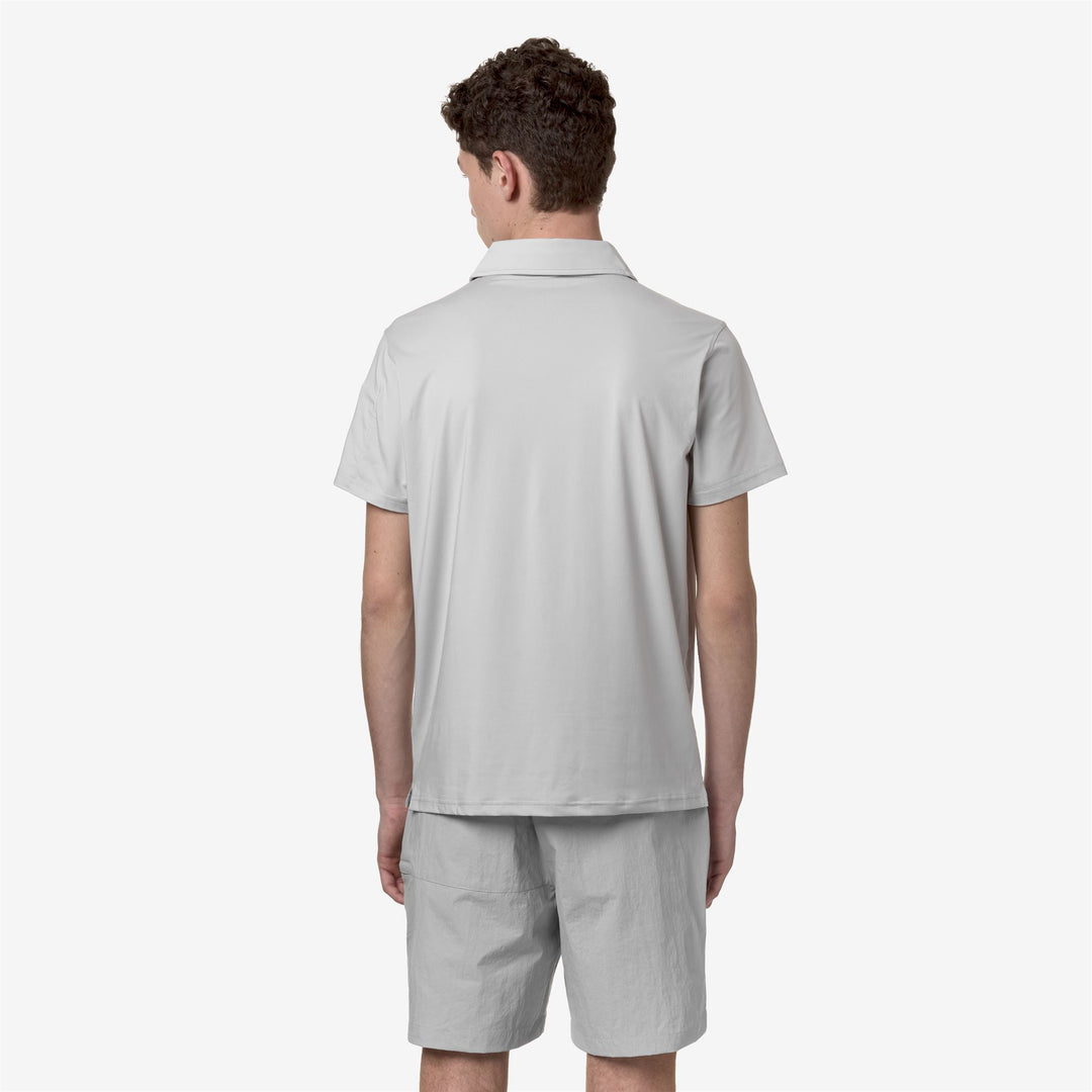 T-ShirtsTop Man SLIEVOT Polo GREY ASH Dressed Front Double		