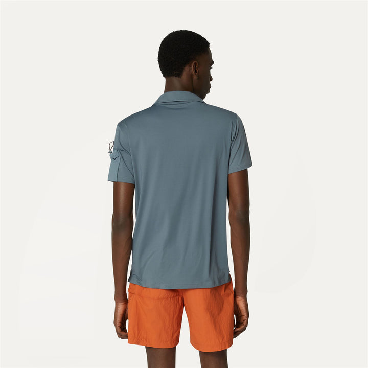 T-ShirtsTop Man SLIEVOT Polo GREY EVEREST Dressed Front Double		