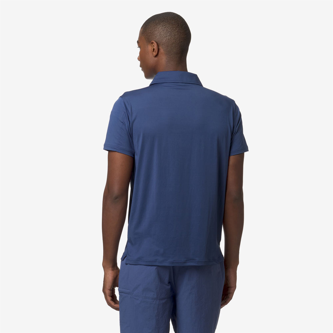 T-ShirtsTop Man SLIEVOT Polo BLUE FIORD Dressed Front Double		