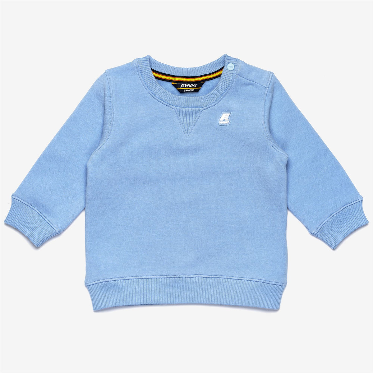 Fleece_Kid unisex_E. BAPTISTELLE_Jumper_Azure Lt Marine - Commercial 1