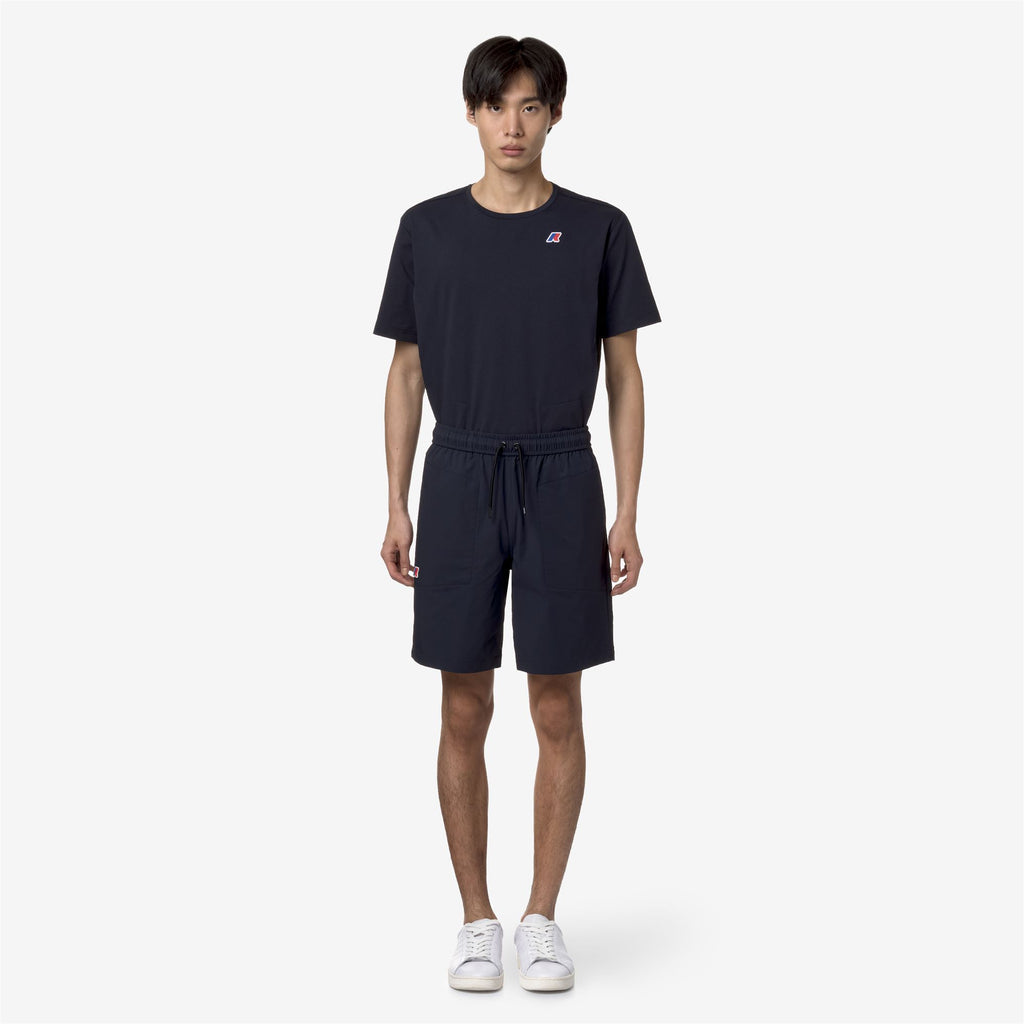 Shorts_UNISEX_NESTY TRAVEL_Sport Shorts_Blue Depth - Commercial 4