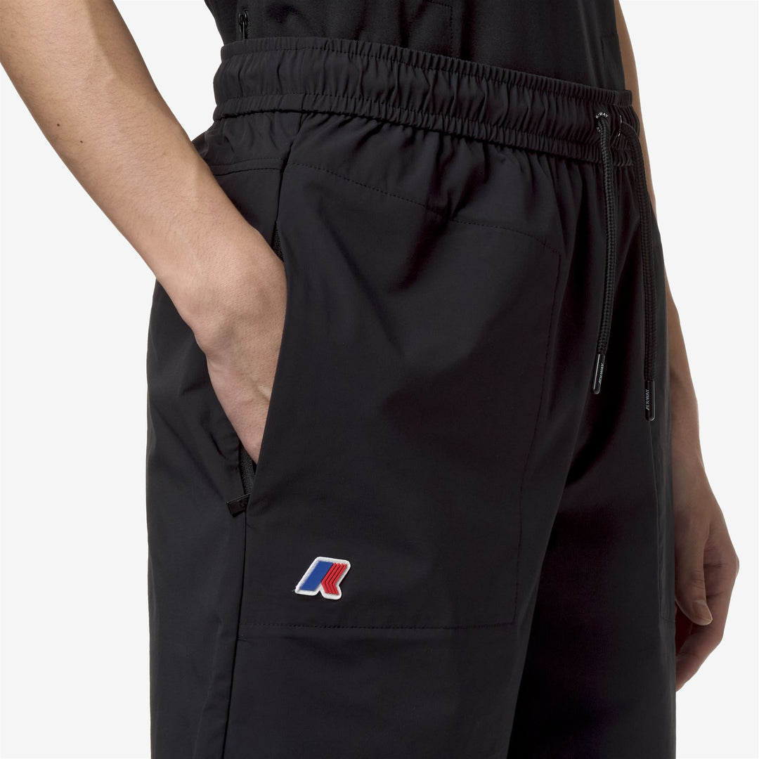 Shorts Unisex NESTY TRAVEL Sport Shorts BLACK PURE Detail Double				