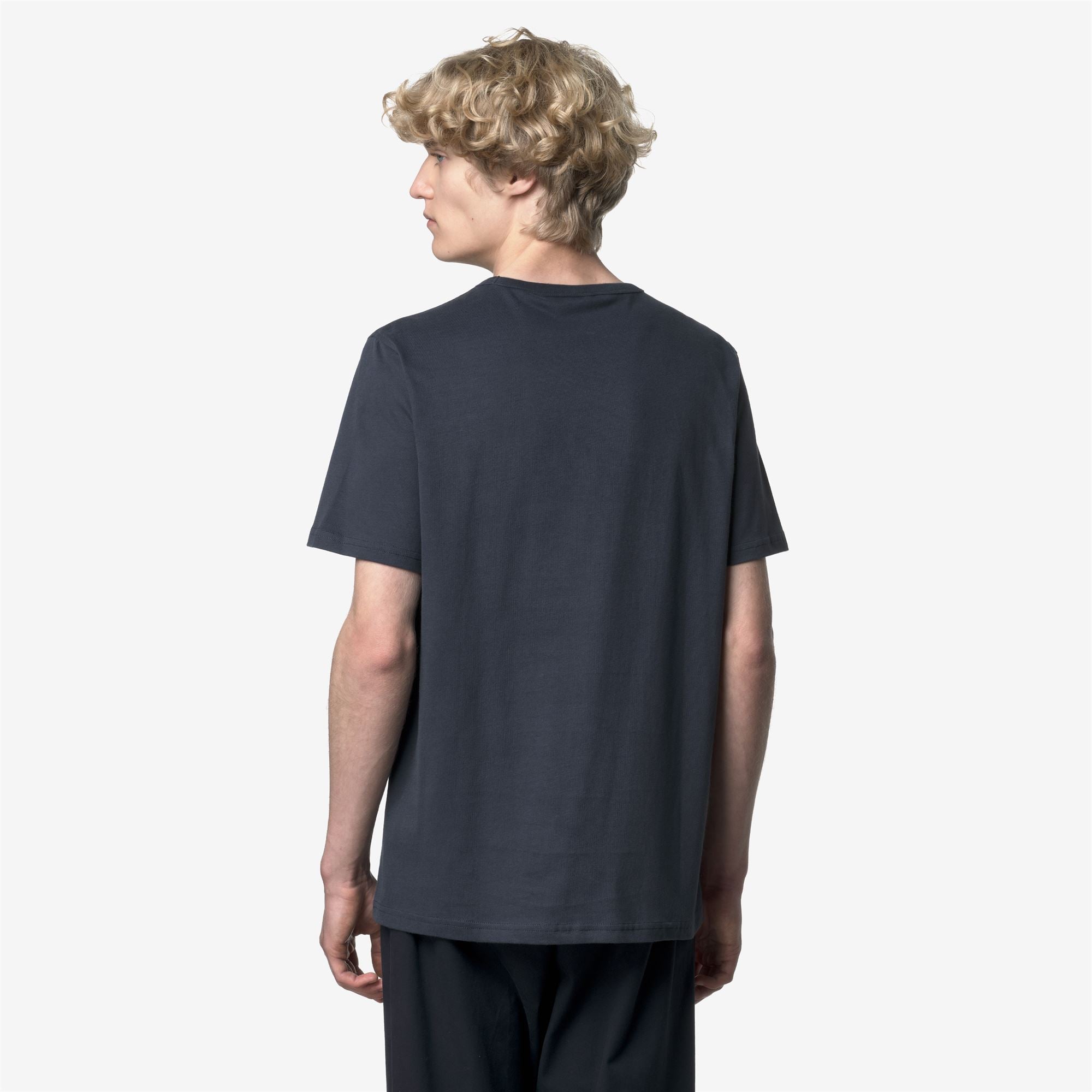 T-Shirts & Top_MAN_ODOM JS PEACH LETTERING_T-Shirt_Blue Airforce - Commercial 6