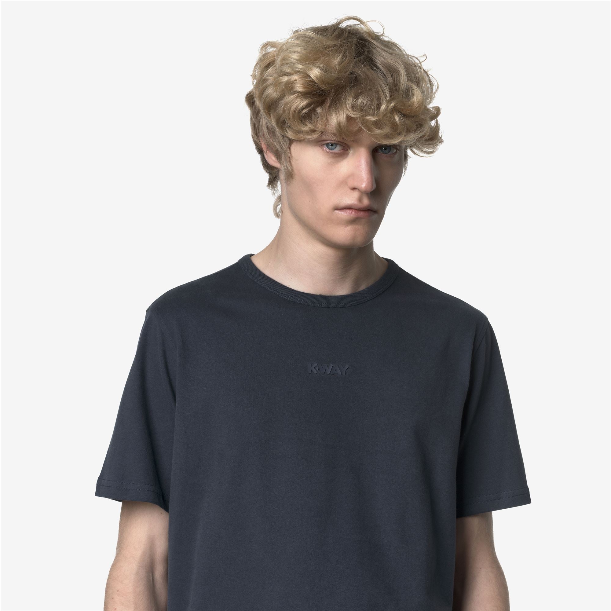T-Shirts & Top_MAN_ODOM JS PEACH LETTERING_T-Shirt_Blue Airforce - Commercial 7