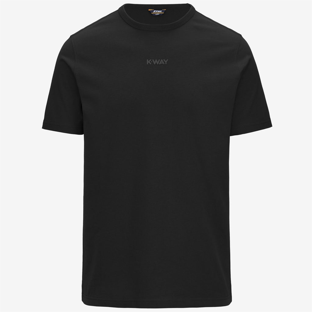 T-Shirts & Top_MAN_ODOM JS PEACH LETTERING_T-Shirt_Black Pure - Commercial 1