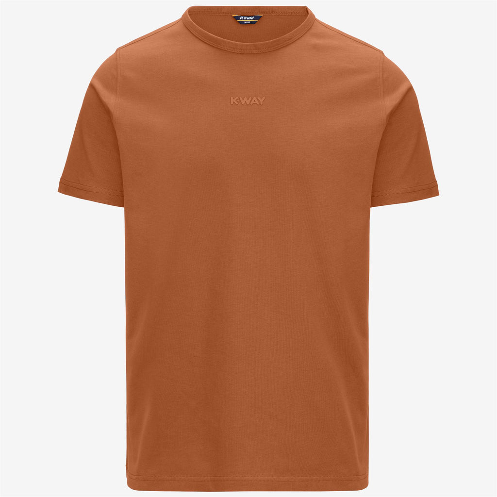 T-Shirts & Top_MAN_ODOM JS PEACH LETTERING_T-Shirt_Orange Adobe - Commercial 1