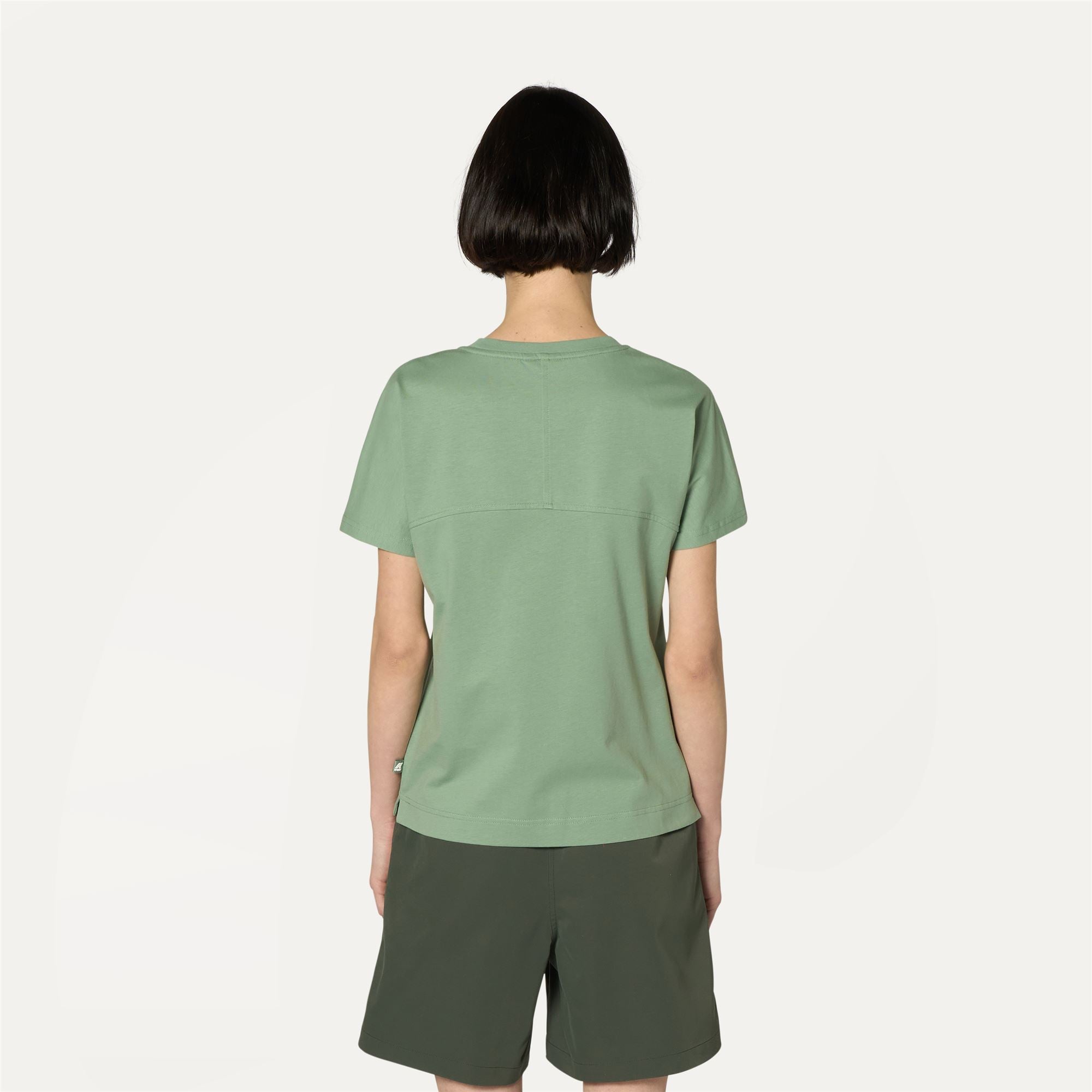 T-Shirts & Top_WOMAN_GIZELLE_T-Shirt_Green Fjord - Commercial 6