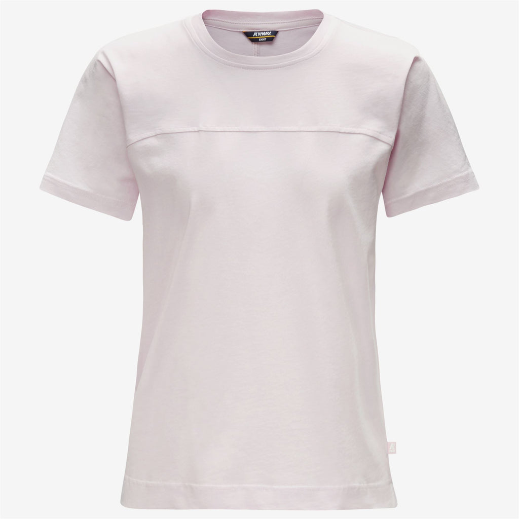 T-Shirts & Top_WOMAN_GIZELLE_T-Shirt_Pink Rose - Commercial 1