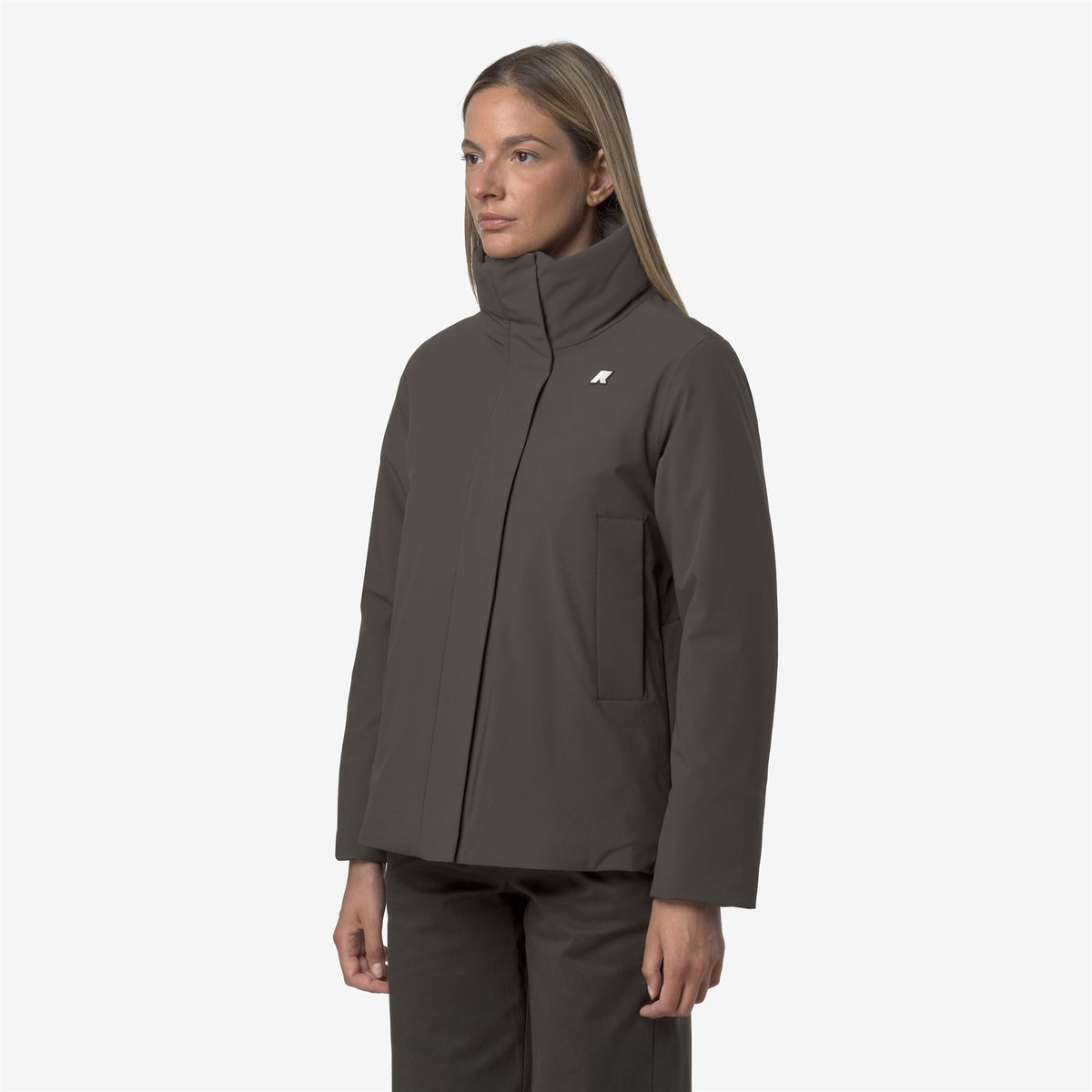 Jackets_WOMAN_MARLETTE ST WARM_Short_Black Olive - Commercial 5