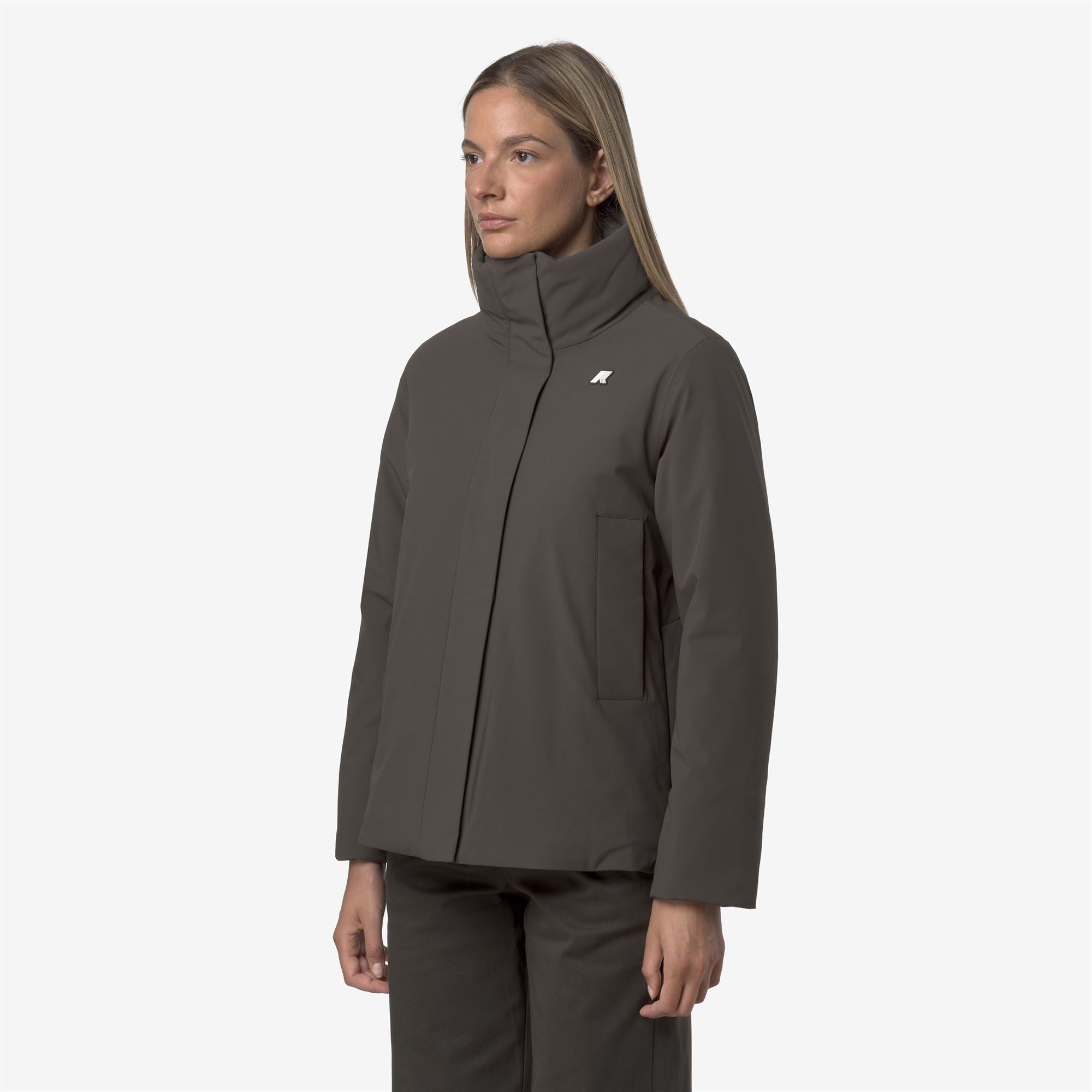 Jackets_WOMAN_MARLETTE ST WARM_Short_Black Olive - Commercial 5