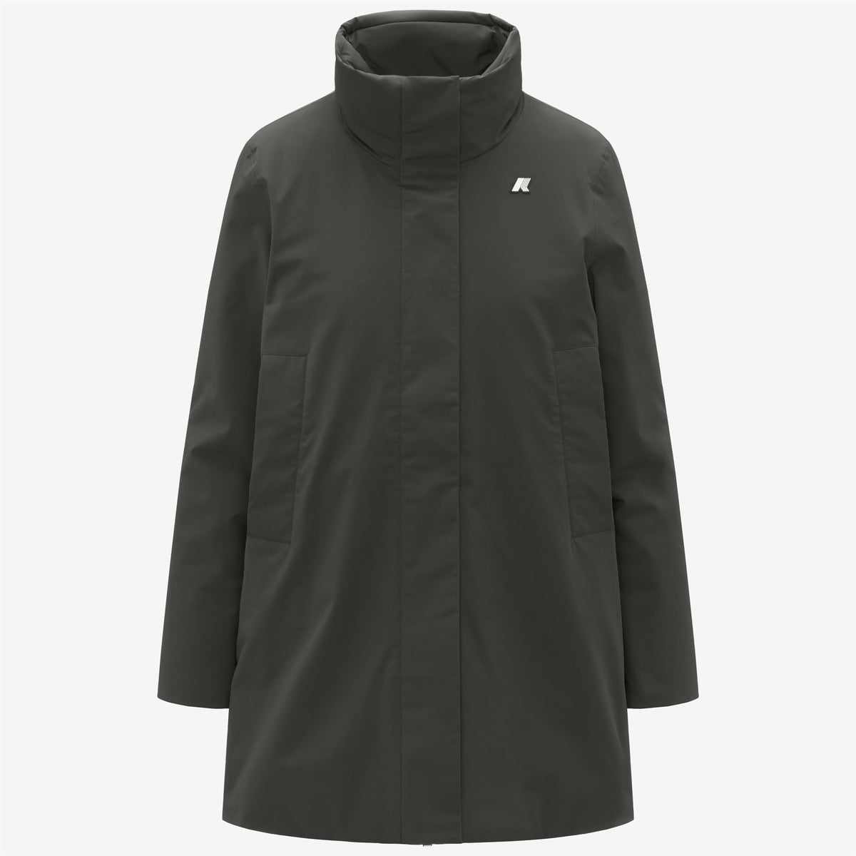 Jackets_WOMAN_MARLA ST WARM_Mid_GREEN BLACKISH - Commercial 1