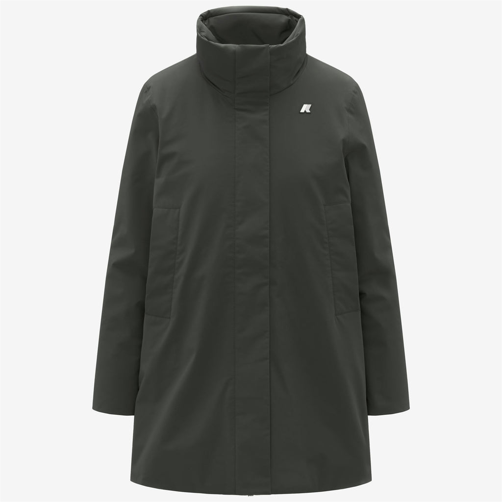Jackets_WOMAN_MARLA ST WARM_Mid_GREEN BLACKISH - Commercial 1