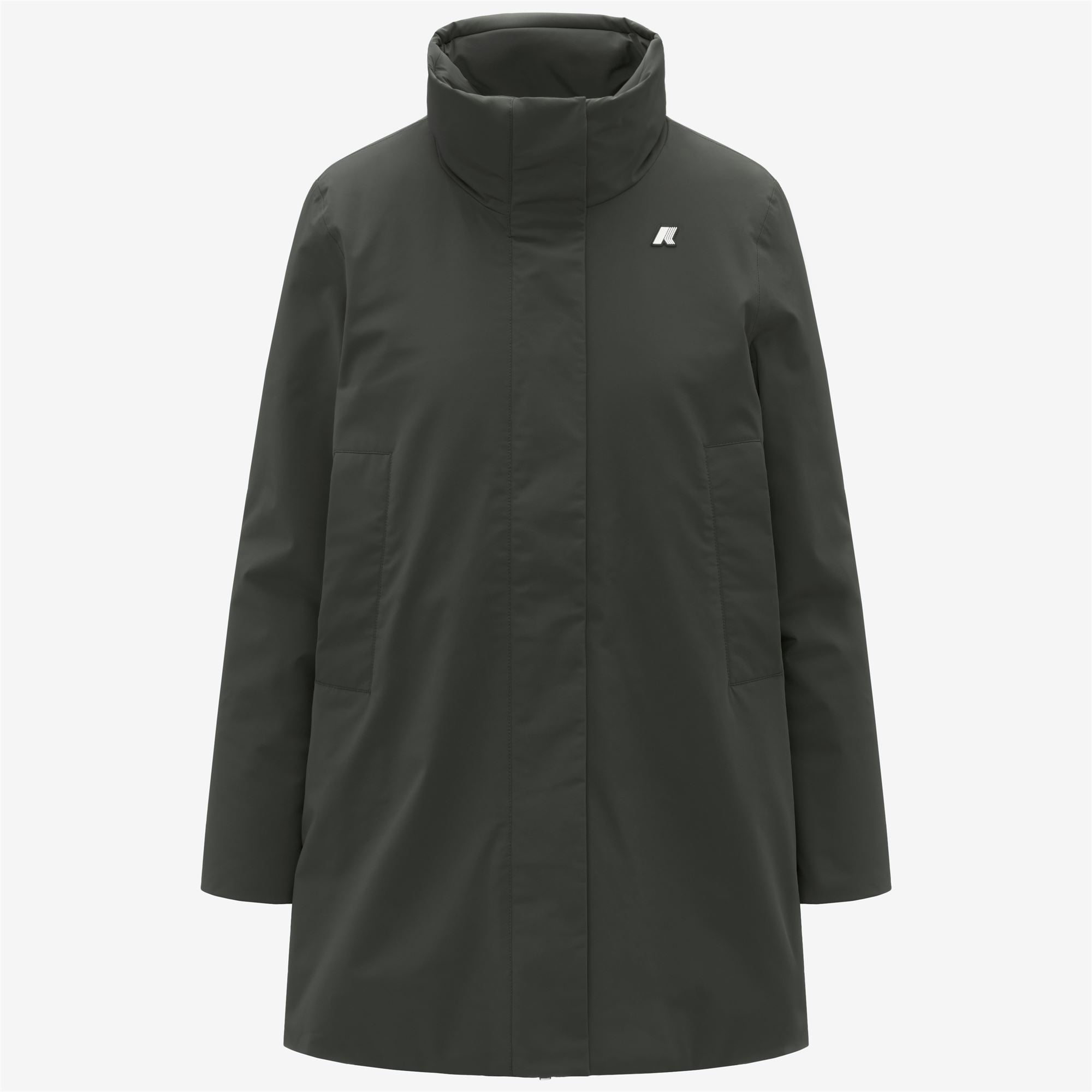 Jackets_WOMAN_MARLA ST WARM_Mid_GREEN BLACKISH - Commercial 1