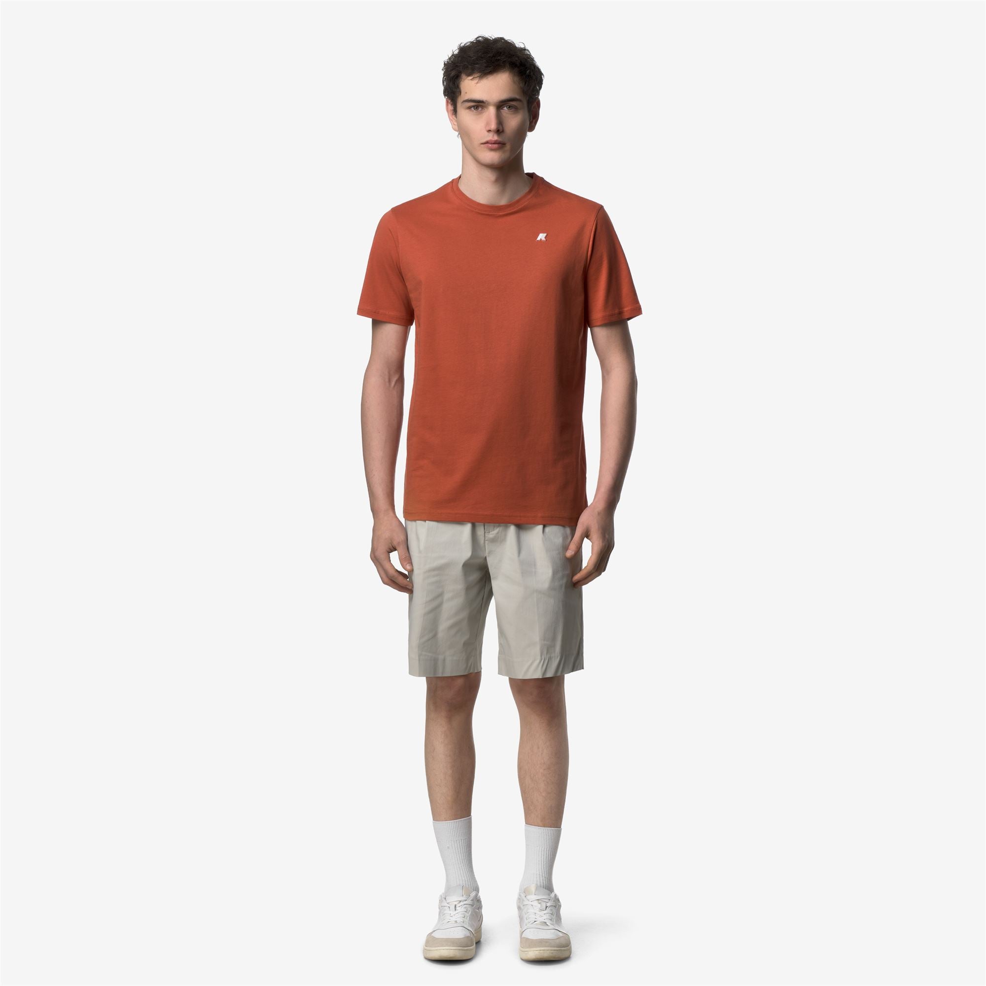 T-Shirts & Top_Man_ODOM SLIM JERSEY_T-Shirt_Orange Brownish - Commercial 4