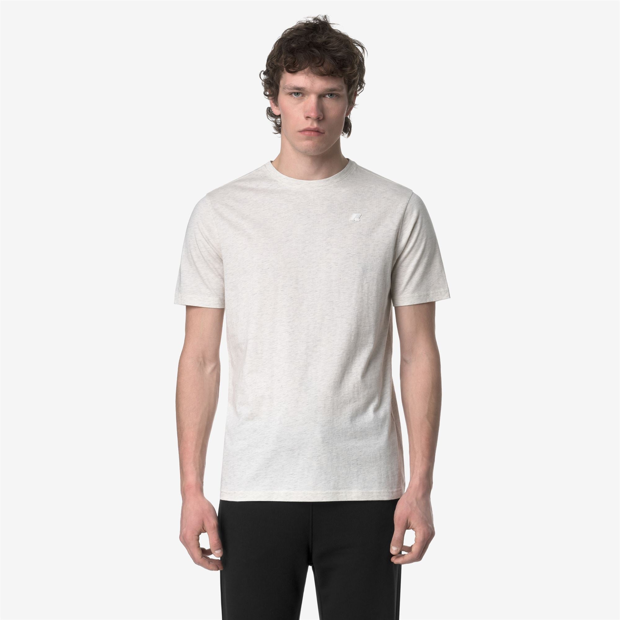 T-Shirts & Top_MAN_ODOM JERSEY_T-Shirt_White Bleached Mel - Commercial 4