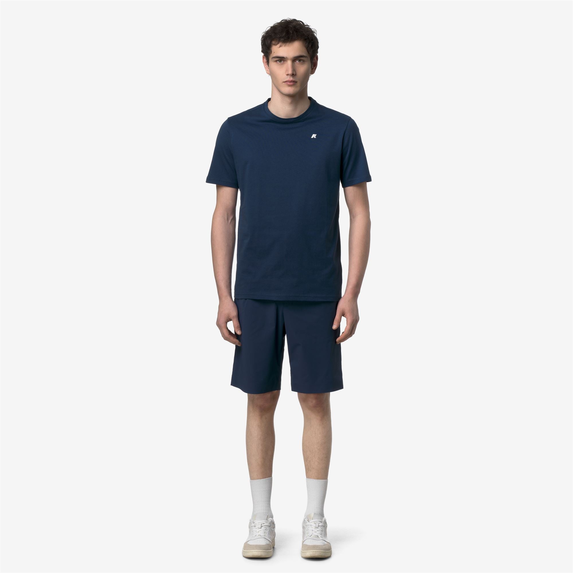 T-Shirts & Top_Man_ODOM SLIM JERSEY_T-Shirt_Blue Insignia - Commercial 4