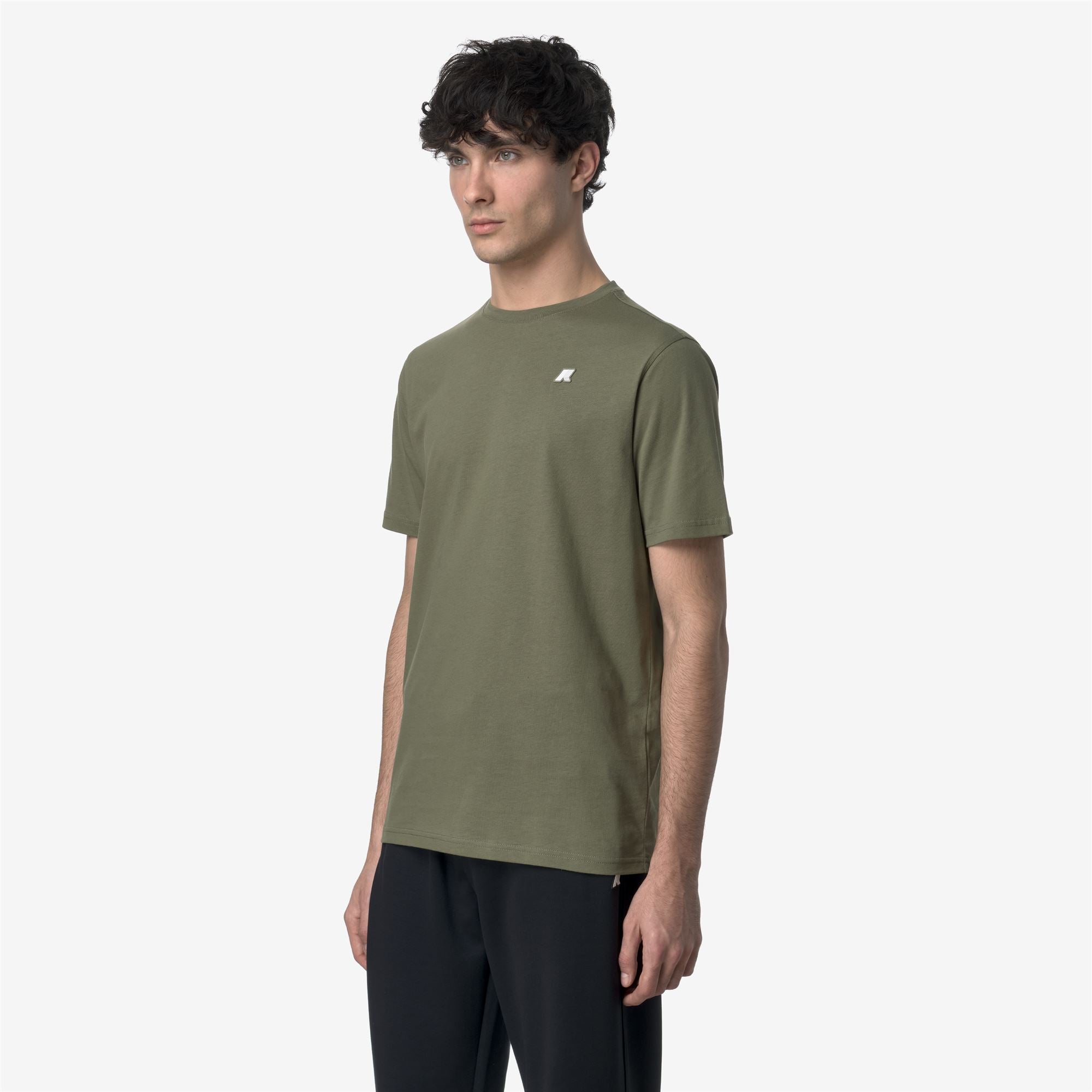 T-Shirts & Top_MAN_ODOM JERSEY_T-Shirt_Green Lichen - Commercial 5