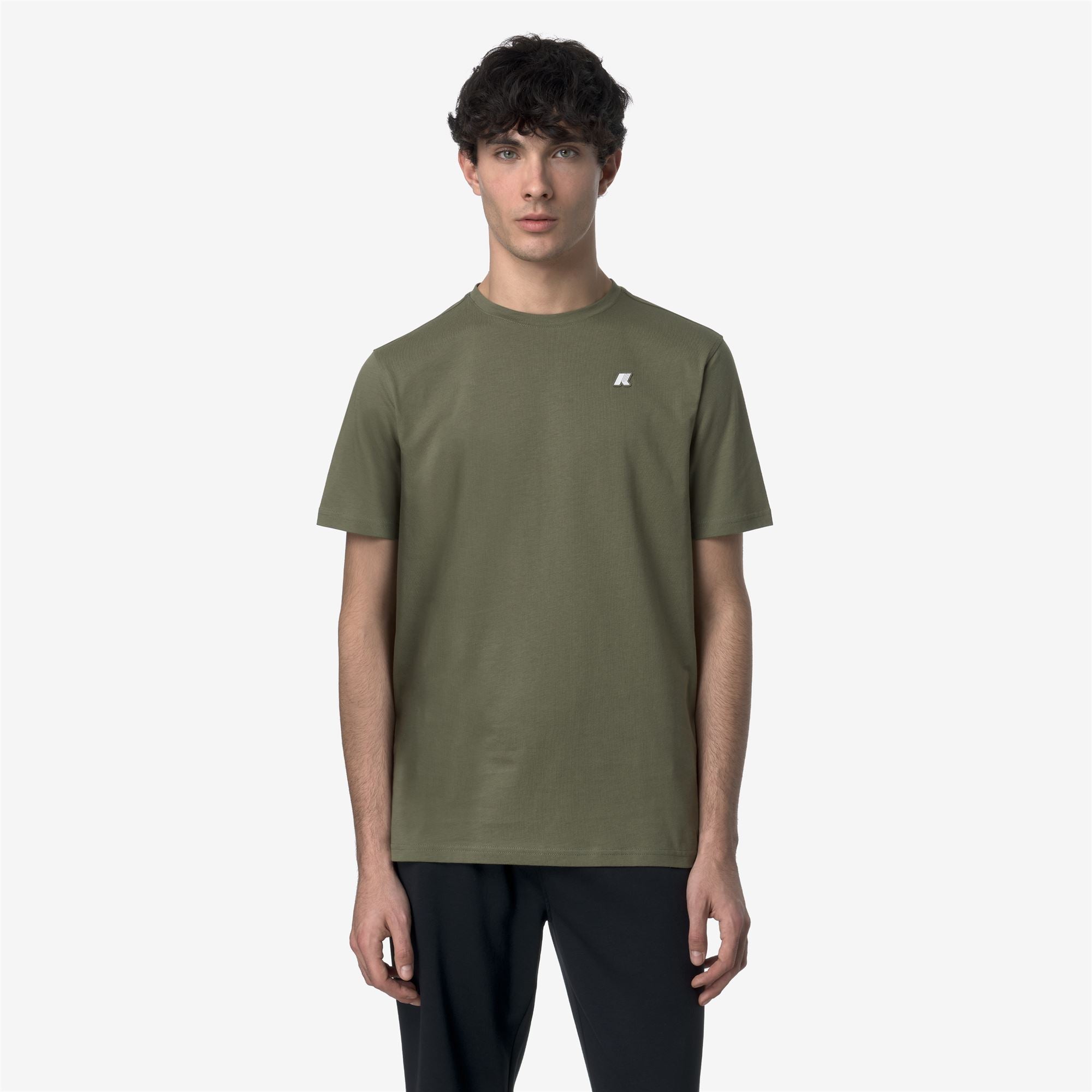 T-Shirts & Top_MAN_ODOM JERSEY_T-Shirt_Green Lichen - Commercial 4