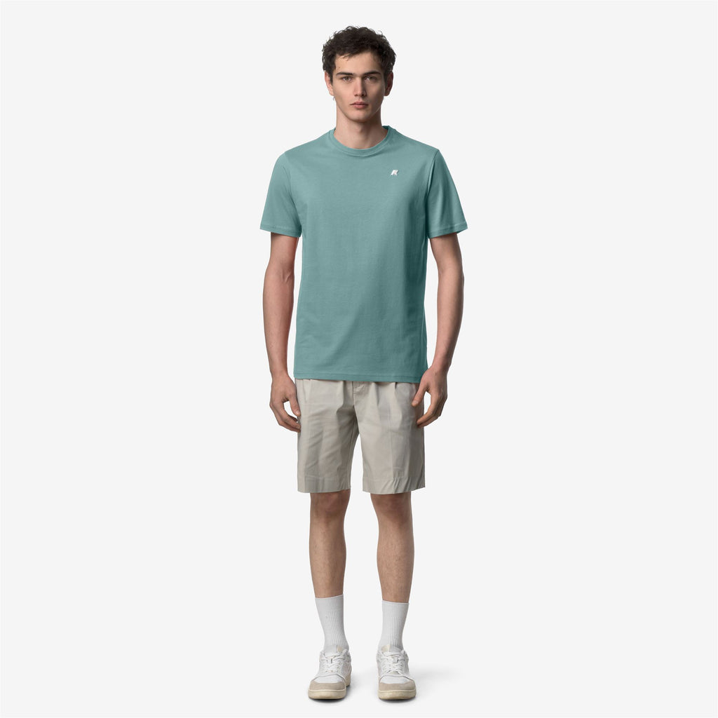 T-Shirts & Top_Man_ODOM SLIM JERSEY_T-Shirt_Green Mine - Commercial 4