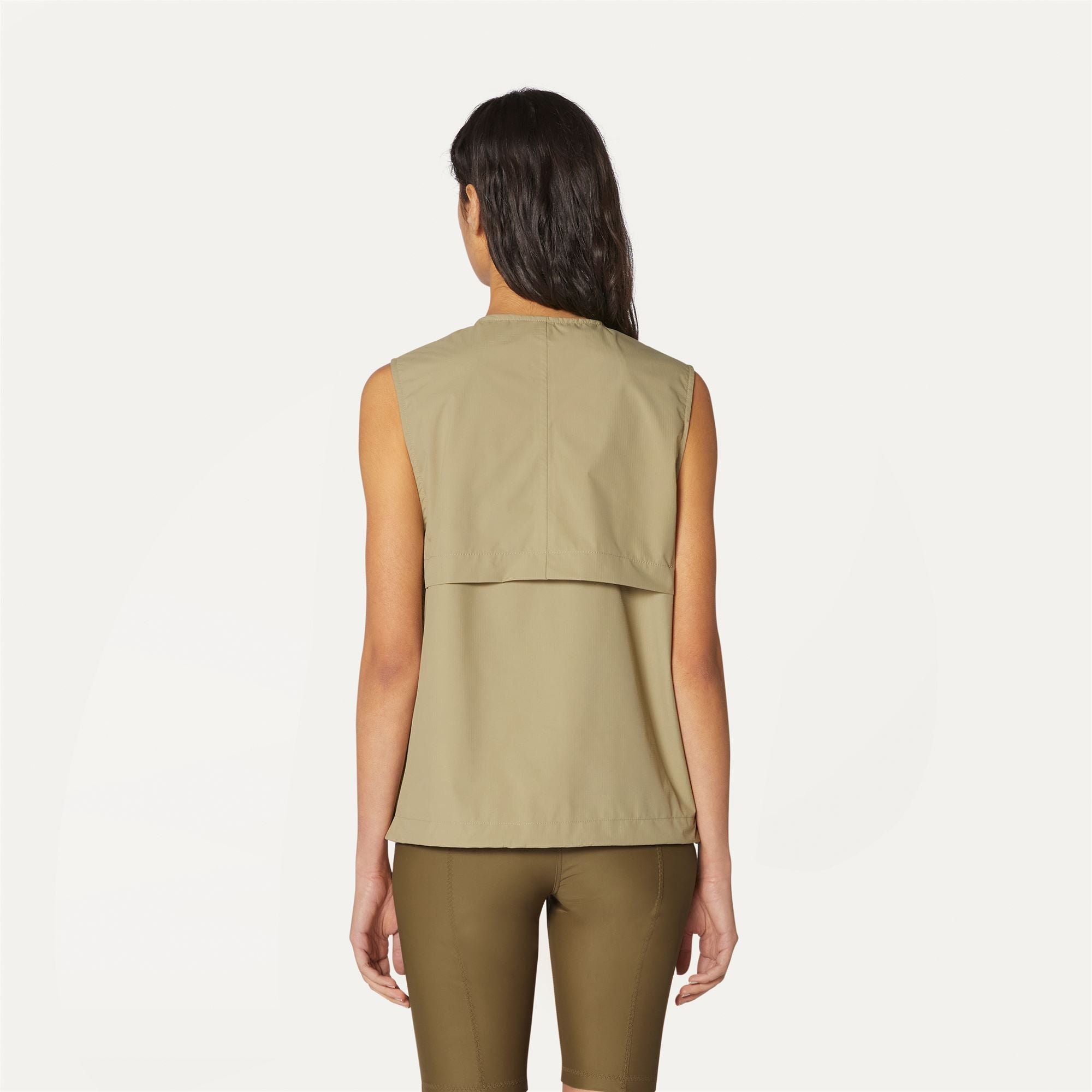 Jackets_UNISEX_BARNEL 2.1 AMIABLE SILVER_Vest_Beige - Green Olive - Commercial 6