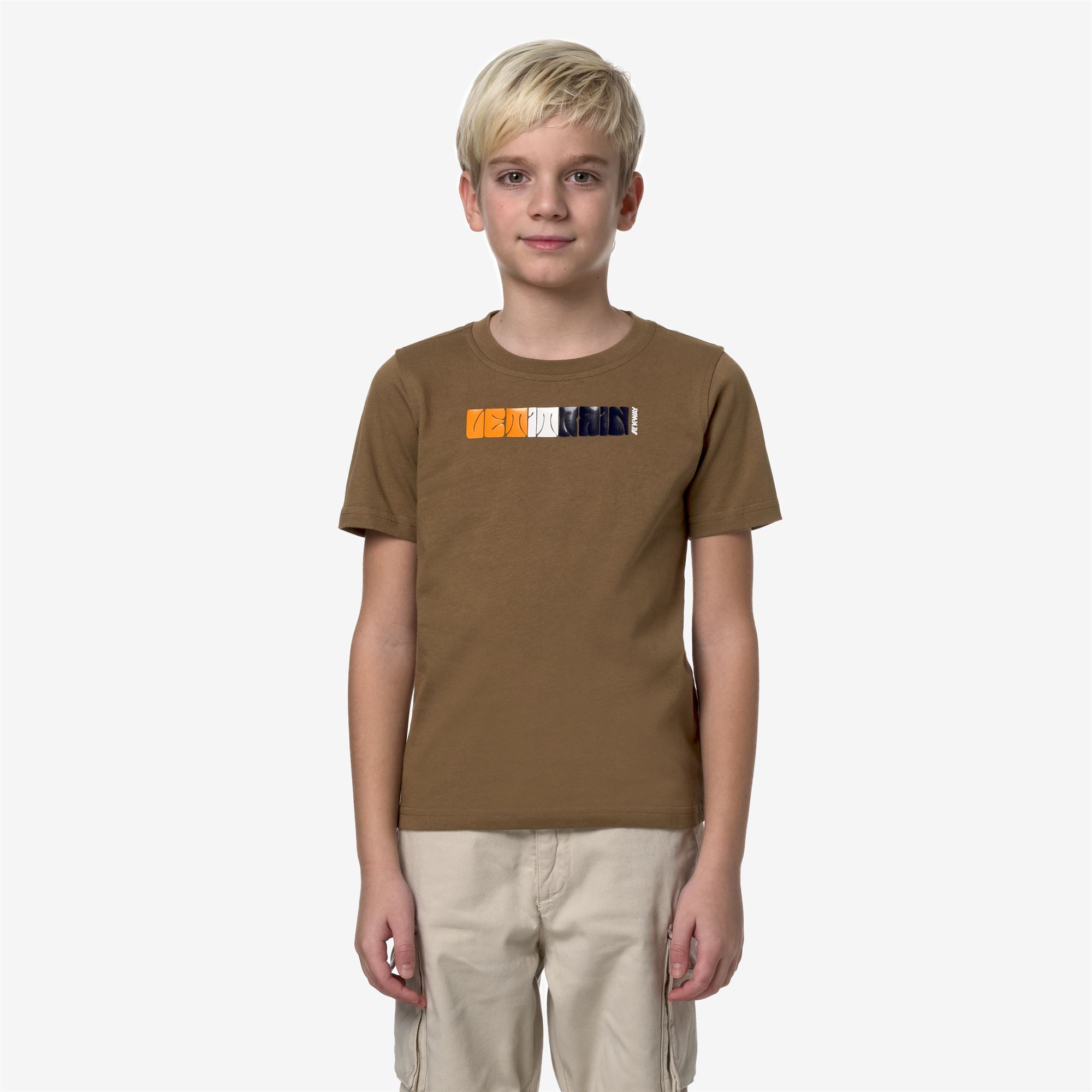 T-Shirts & Top_Boy_P. ODOM 70S RAIN_T-Shirt_Brown Corda - Commercial 4