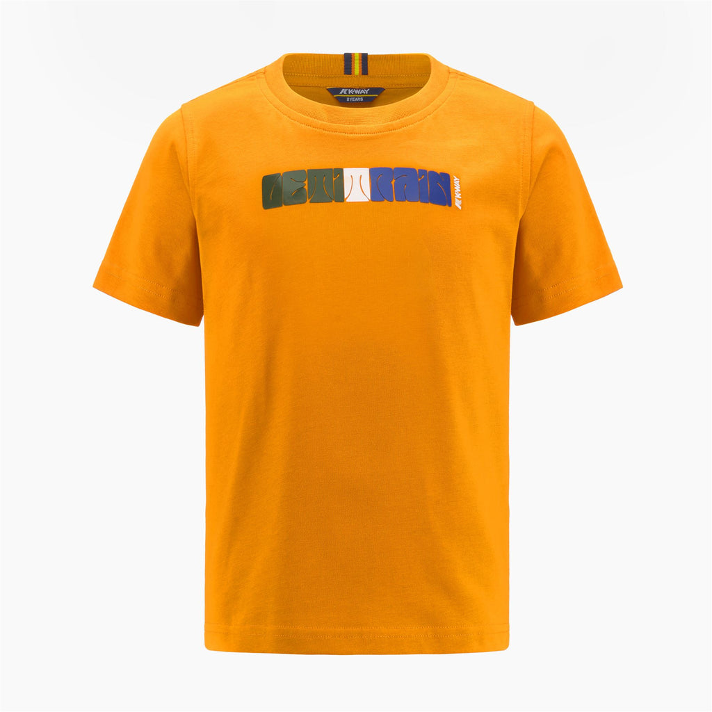 T-Shirts & Top_Boy_P. ODOM 70S RAIN_T-Shirt_Orange Md - Commercial 1