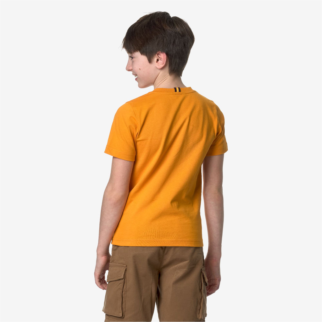 T-Shirts & Top_Boy_P. ODOM 70S RAIN_T-Shirt_Orange Md - Commercial 6