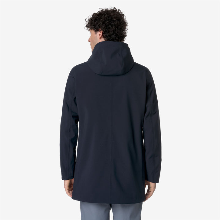 Chaqueta azul resistente a la intemperie para hombre 5