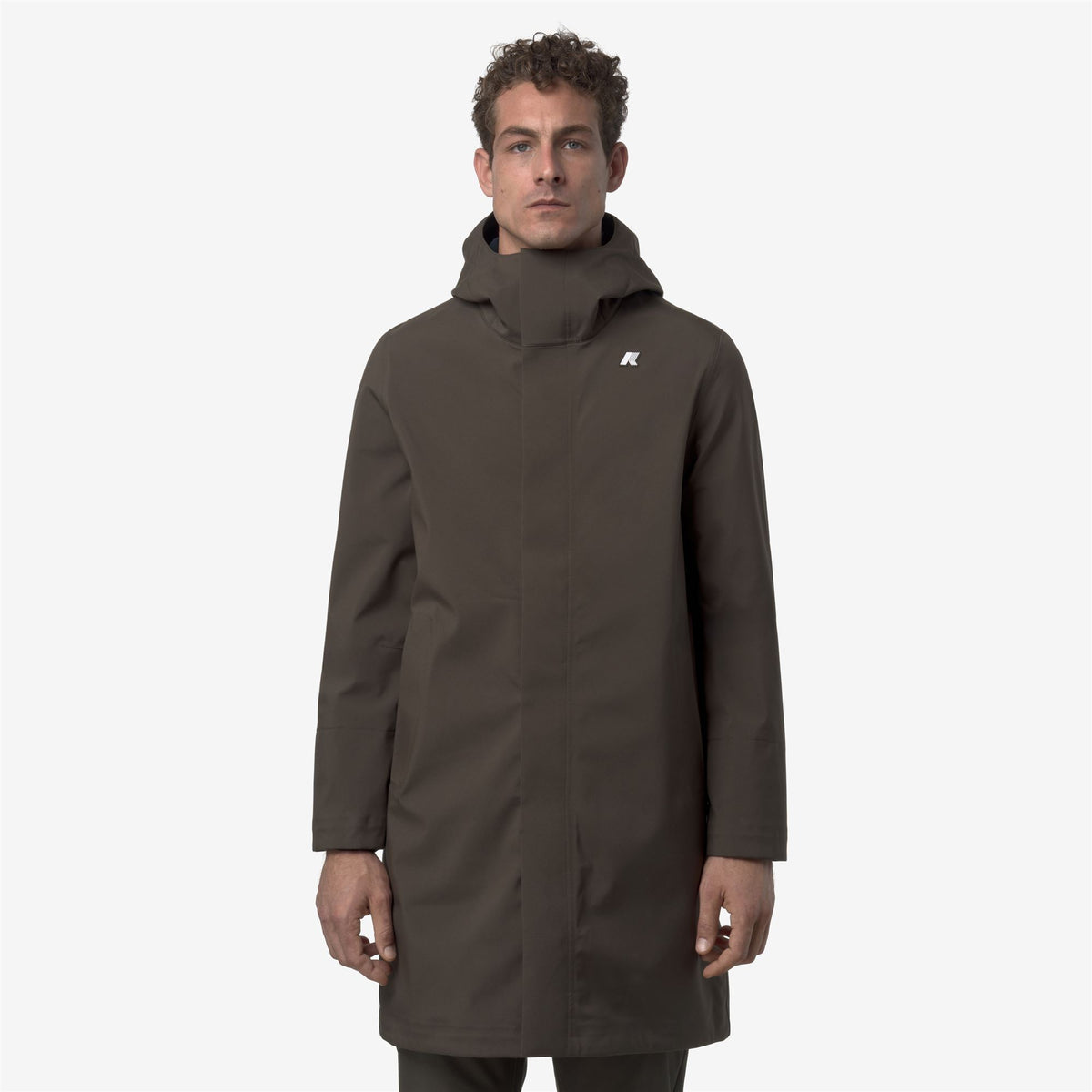 Jackets_MAN_THOMAS BONDED_Long_Black Olive - Blue Depth - Commercial 4