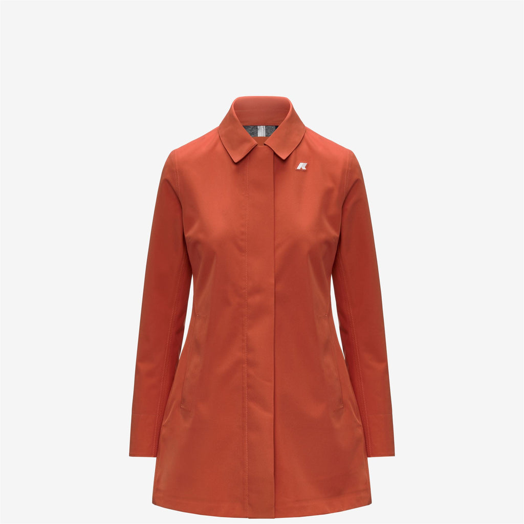 Jackets_Woman_MATHY BONDED JERSEY_Mid_Orange Brownish - Commercial 2