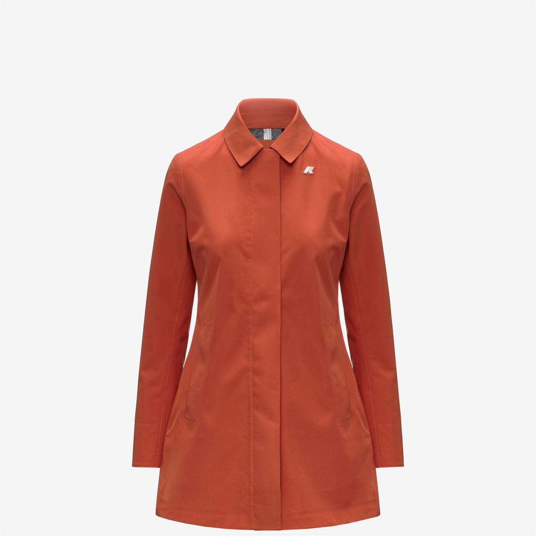 MATHY BONDED JERSEY Chaquetas Mitad Mujer Orange Brownish main