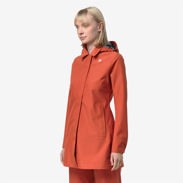 MATHY BONDED JERSEY - Jackets - Mid - Woman - ORANGE BROWNISH 5