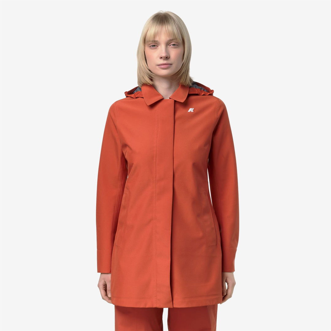 MATHY BONDED JERSEY - Jackets - Mid - Woman - ORANGE BROWNISH main
