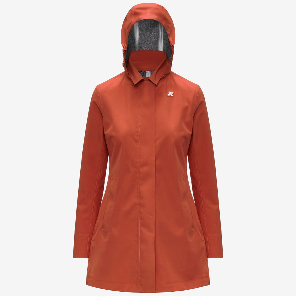 Jackets_Woman_MATHY BONDED JERSEY_Mid_Orange Brownish - Commercial 1