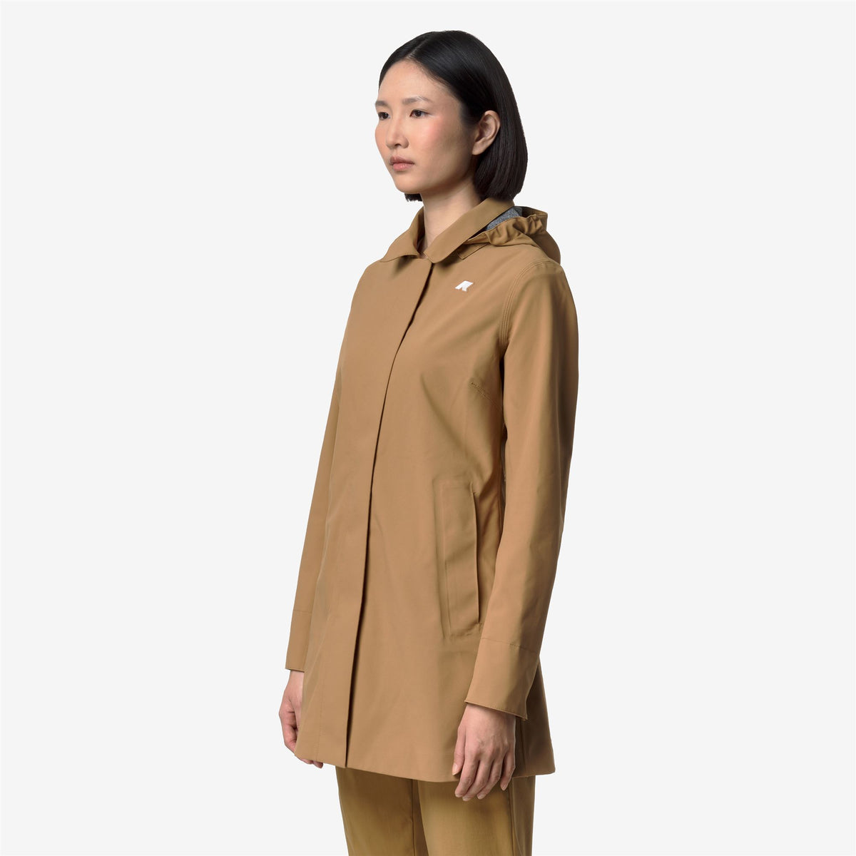 Jackets_Woman_MATHY BONDED JERSEY_Mid_Brown Bistre - Commercial 5