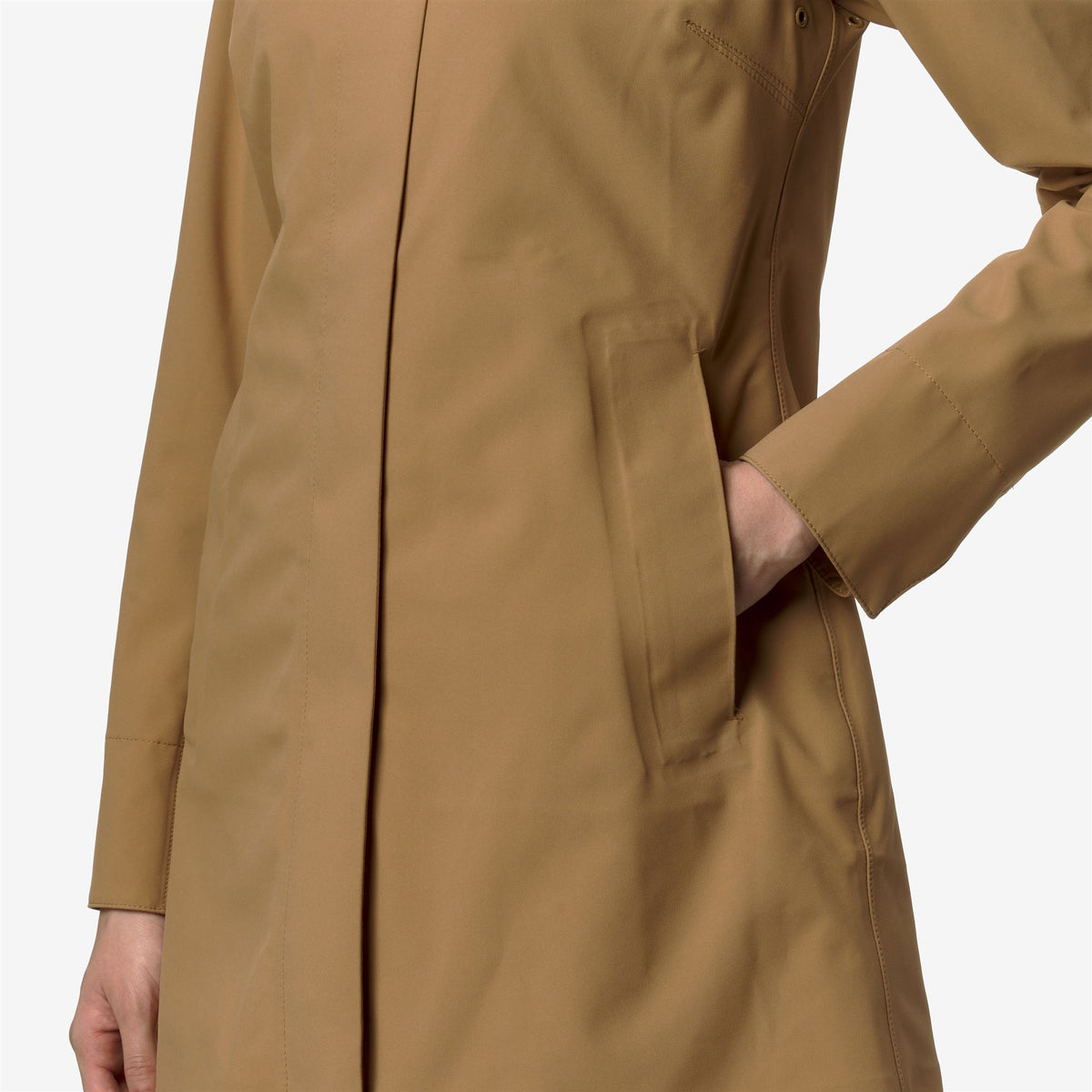 Jackets_Woman_MATHY BONDED JERSEY_Mid_Brown Bistre - Commercial 7