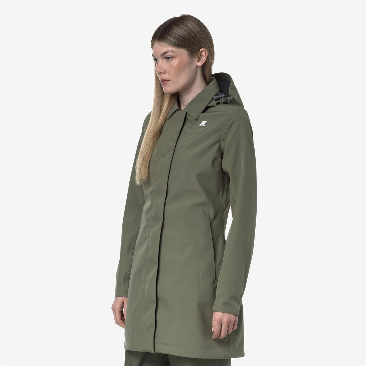 Jackets_WOMAN_MATHY BONDED JERSEY_Mid_Green Lichen - Commercial 5