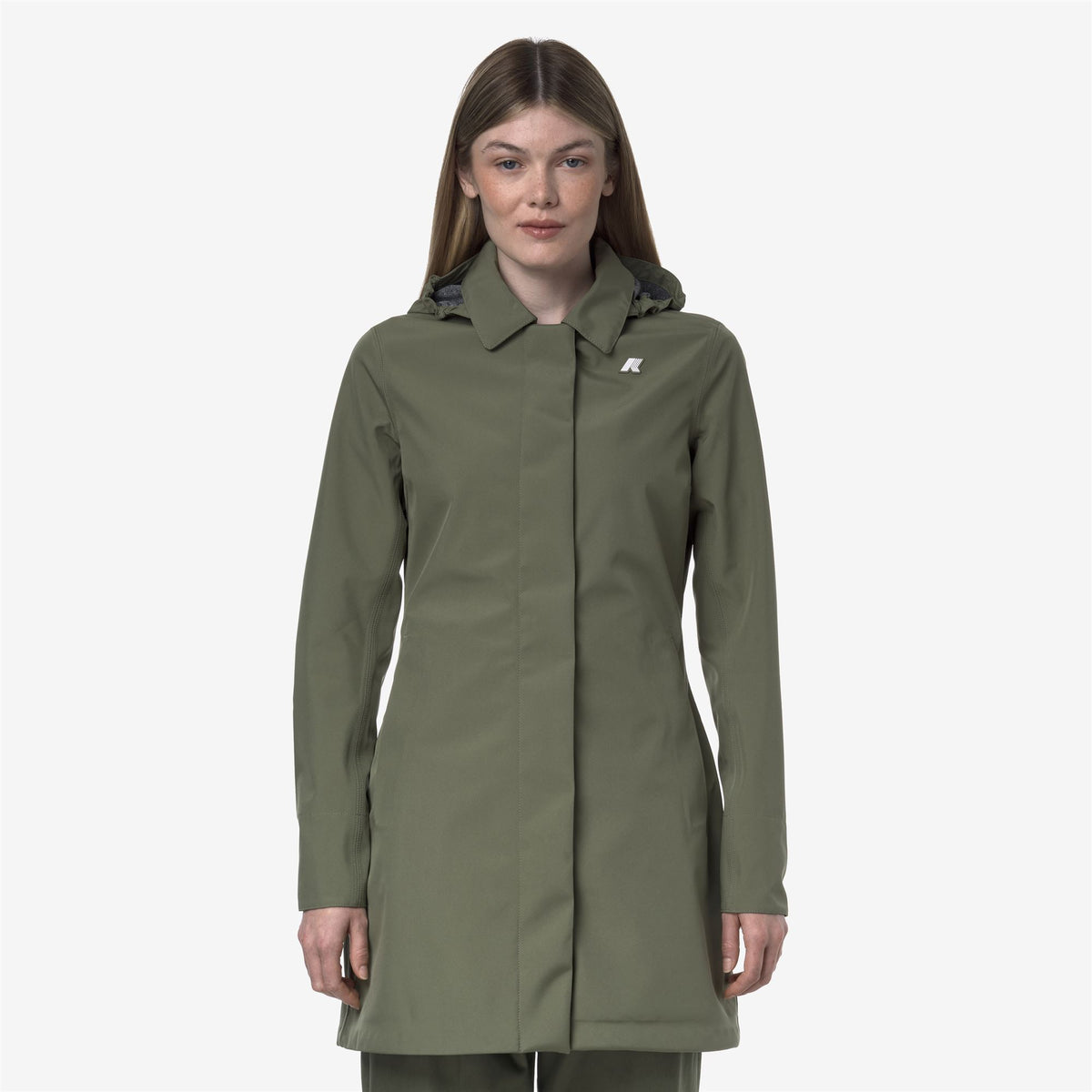 Jackets_WOMAN_MATHY BONDED JERSEY_Mid_Green Lichen - Commercial 4