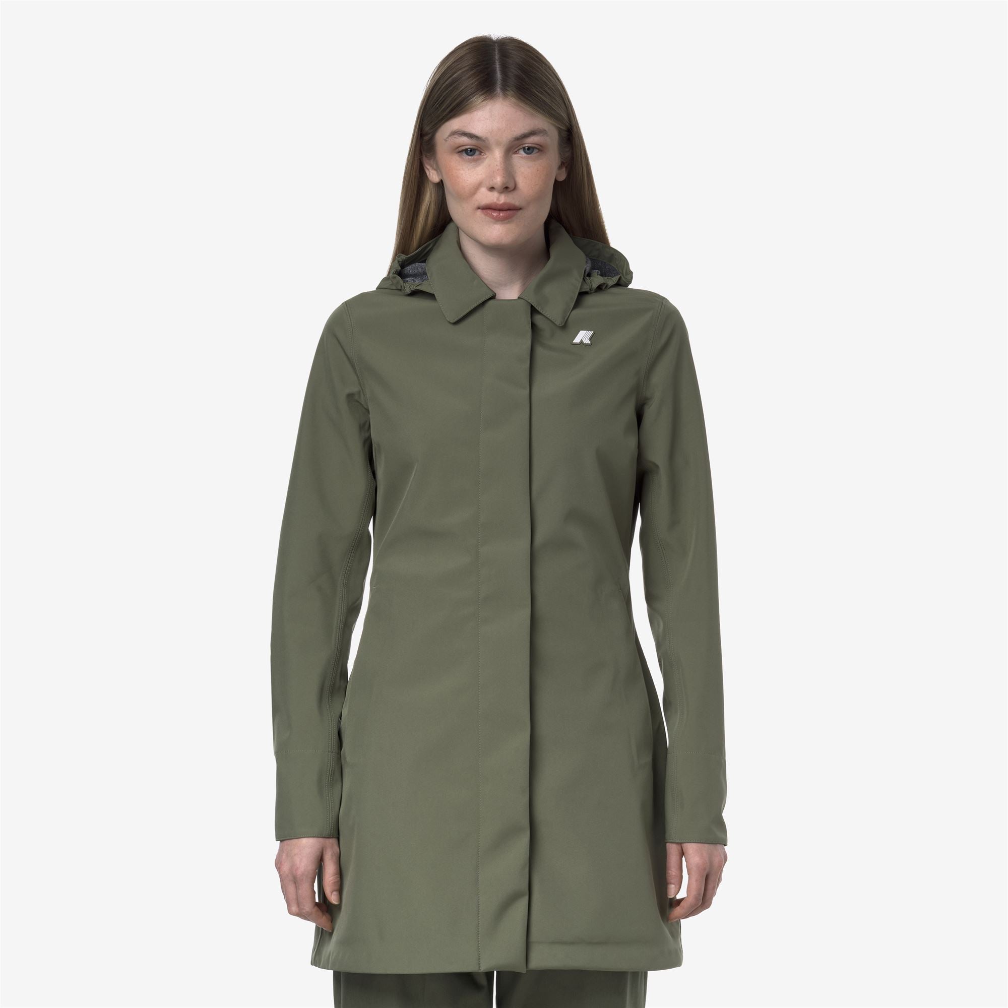 Jackets_WOMAN_MATHY BONDED JERSEY_Mid_Green Lichen - Commercial 4