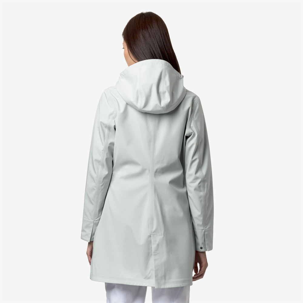 Grey Women's Mid Jacket for City with Water Resistance and Insulation 02