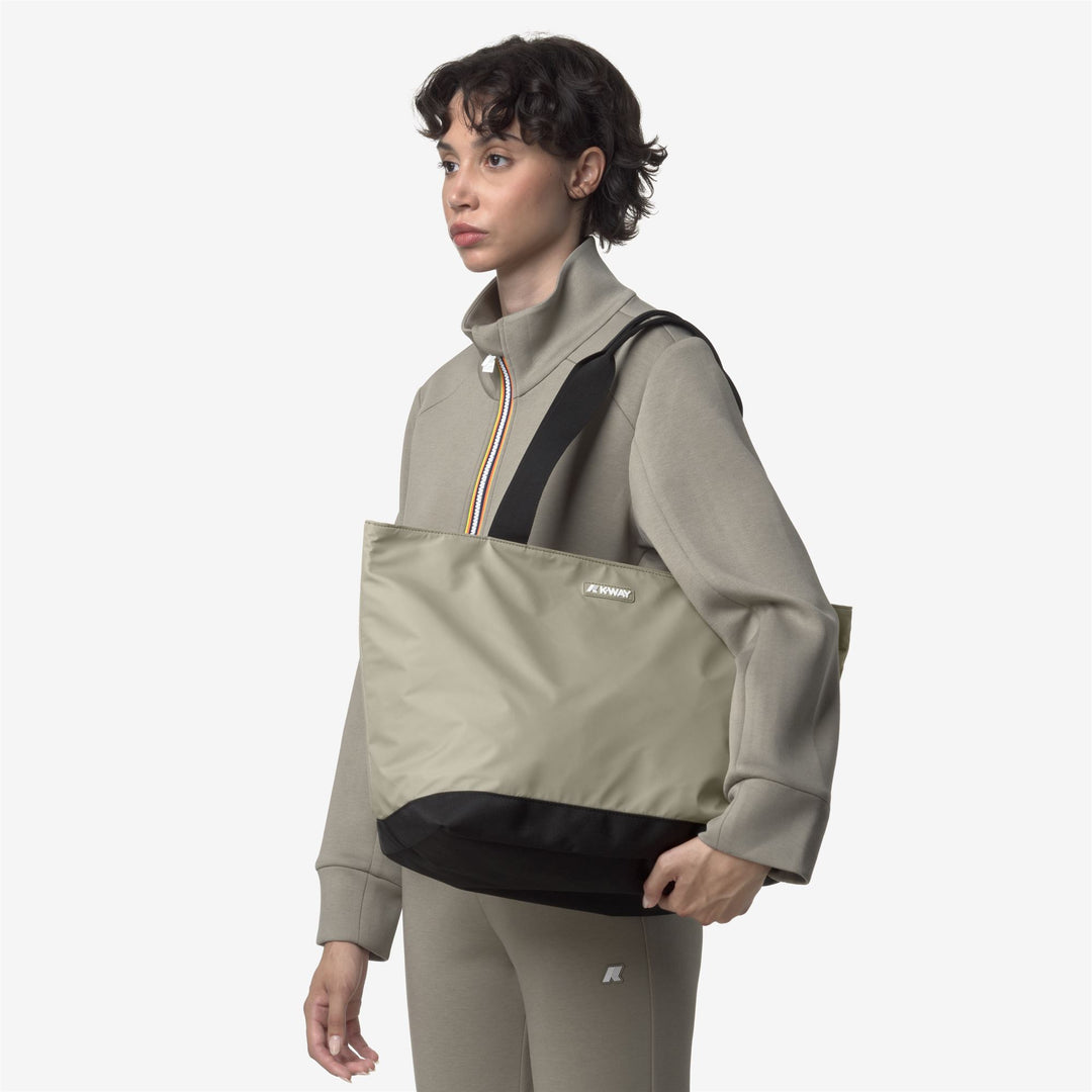 Borsa tote impermeabile unisex verde per gli spostamenti quotidiani main