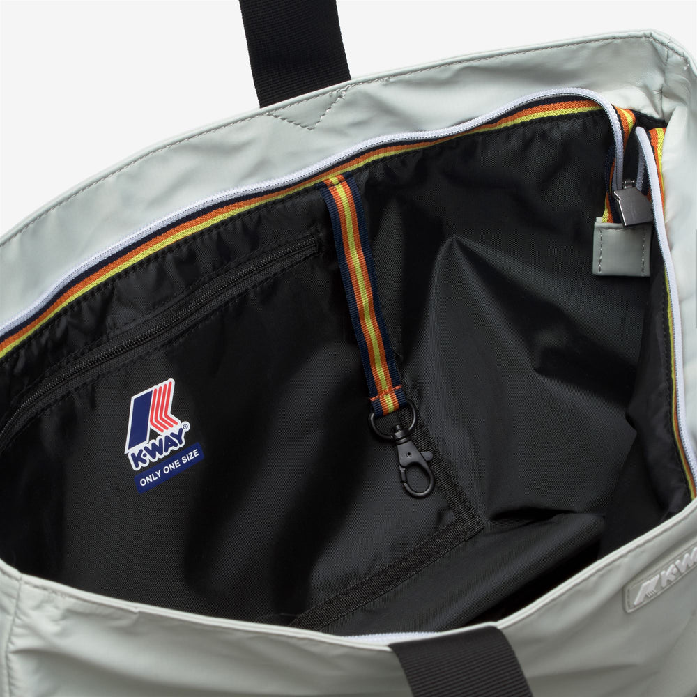 Borsa Tote Impermeabile Unisex Beige e Grigia per Pendolarismo Quotidiano 02