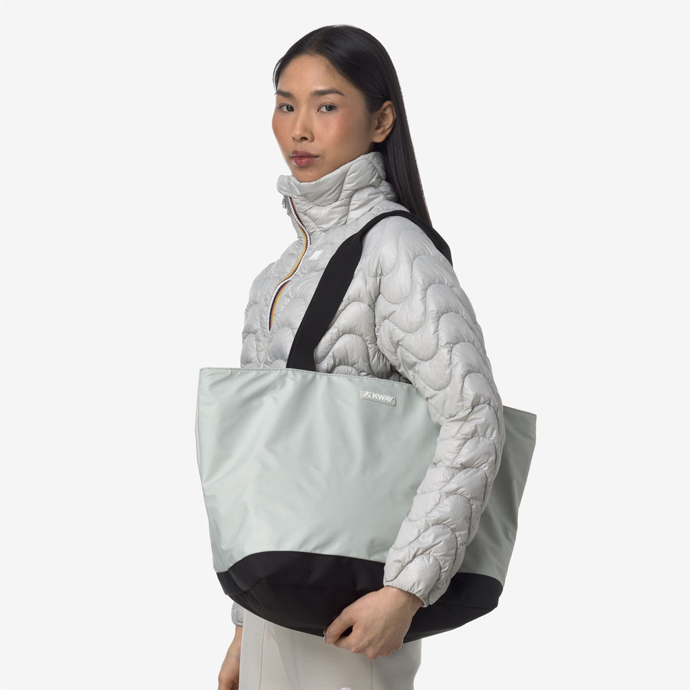 Beige Grey Unisex Waterproof Tote Bag for Daily Commuting 02
