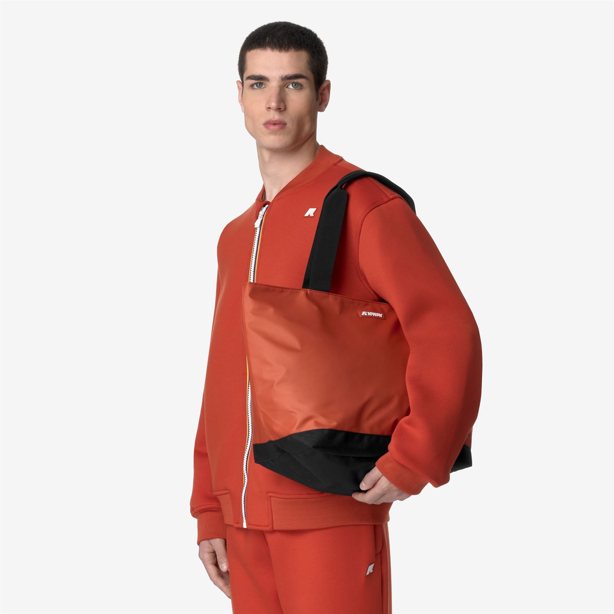 Bags_UNISEX_CLERE_Tote Bag_Red Pompeian - Commercial 5