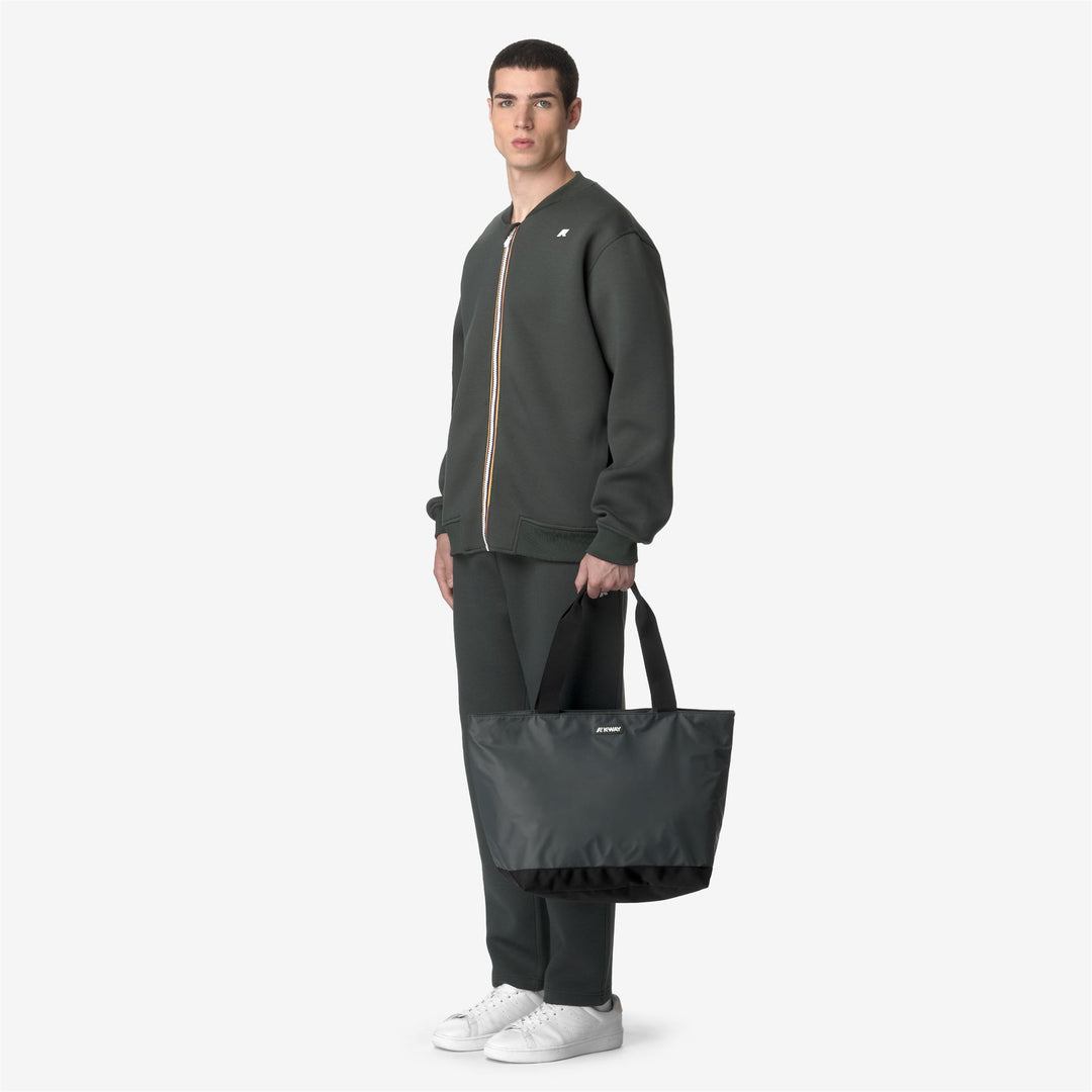 Bolsa Tote Impermeable Unisex Verde Oscuro para el Uso Diario main