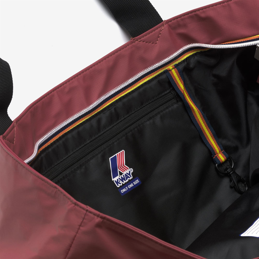 Brown Red Unisex Waterproof Tote Bag for Daily Commuting 02