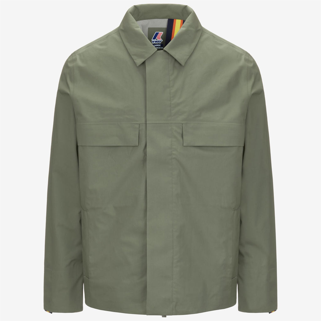 Jackets_MAN_ORION 3L POPLIN_Short_Green Lichen - BEIGE LT - Commercial 1