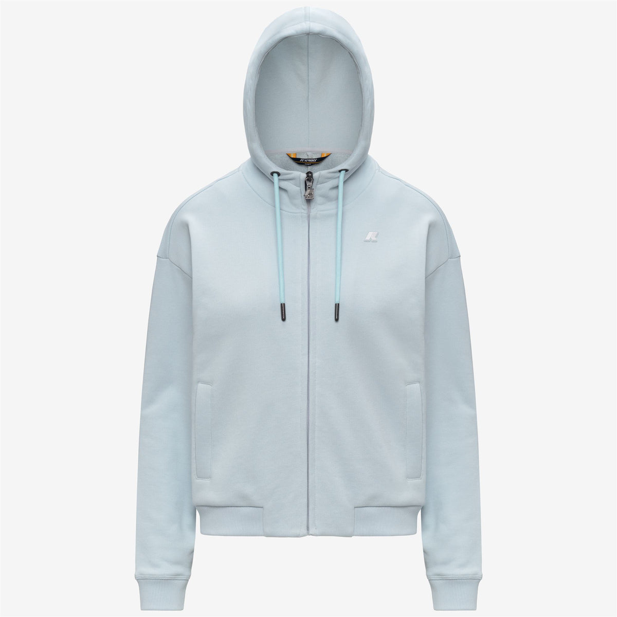 Fleece_Woman_ARWEN FRENCH TERRY_Jacket_Blue Ballad - Commercial 1